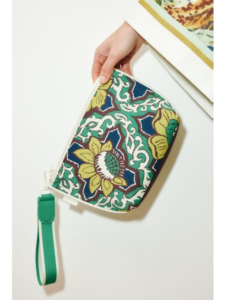 ALEMAIS LIANA JACQUARD POUCH - Pinkhill