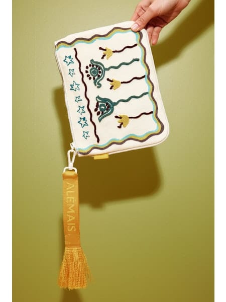 ALEMAIS SUN DANCER CLUTCH - Pinkhill