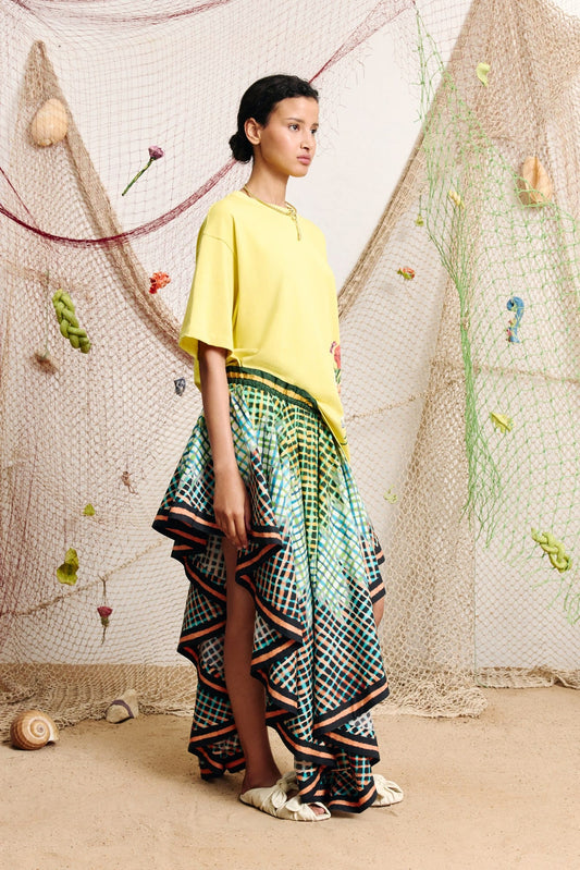 Alemais Teo Bouquet Tee - Lemon