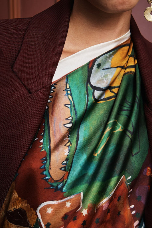 Pre-Order Alemais Mlak Silk Scarf