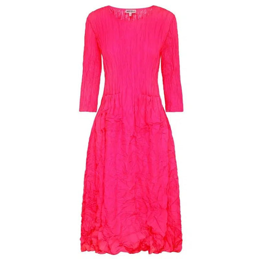 ALQUEMA - 3/4 Sleeve Smash Pocket Dress - Prints - Mars Pink - Alquema - Pinkhill - darwin fashion - darwin boutique