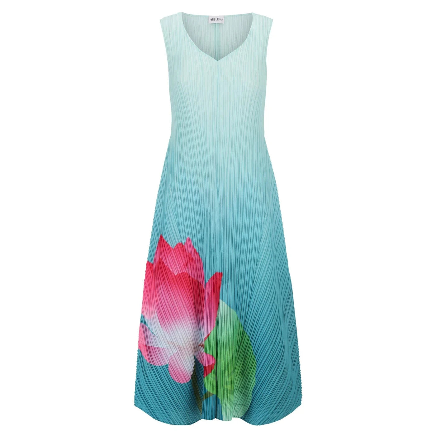 Alquema Long Estrella Dress Lotus print at Pinkhill Darwin