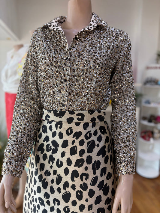 Apara Designs hand-embellished silk shirt at Pinkhill Darwin