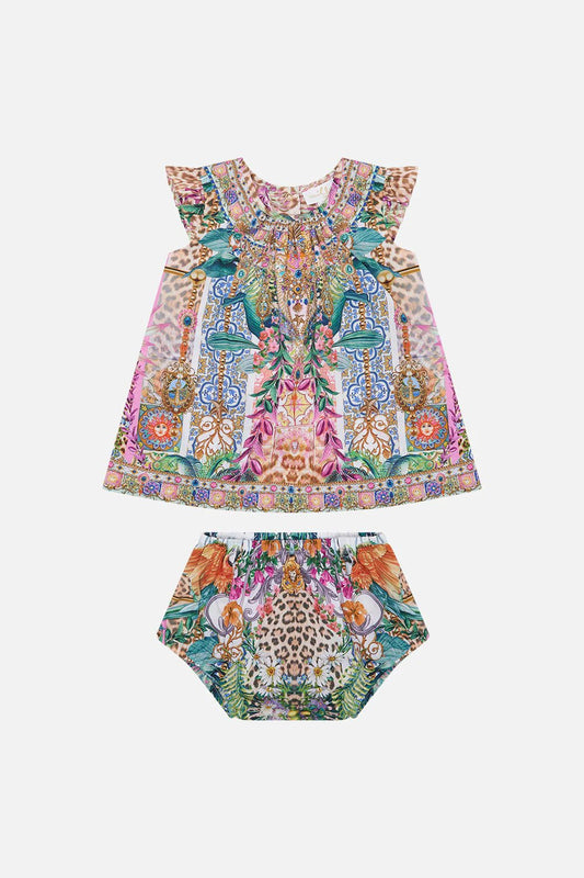 Camilla Babies Top And Bloomer Set With Trim Flowers Of Neptune - Camilla - Pinkhill - darwin fashion - darwin boutique