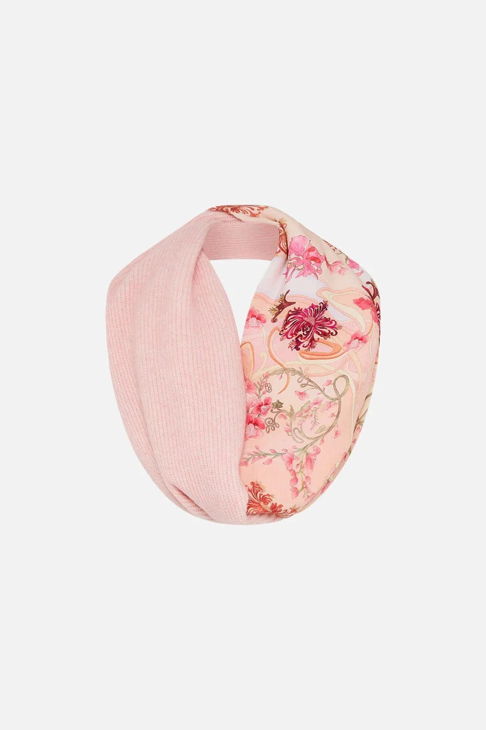 Camilla Double Sided Scarf Blossoms And Brushstrokes – Pinkhill