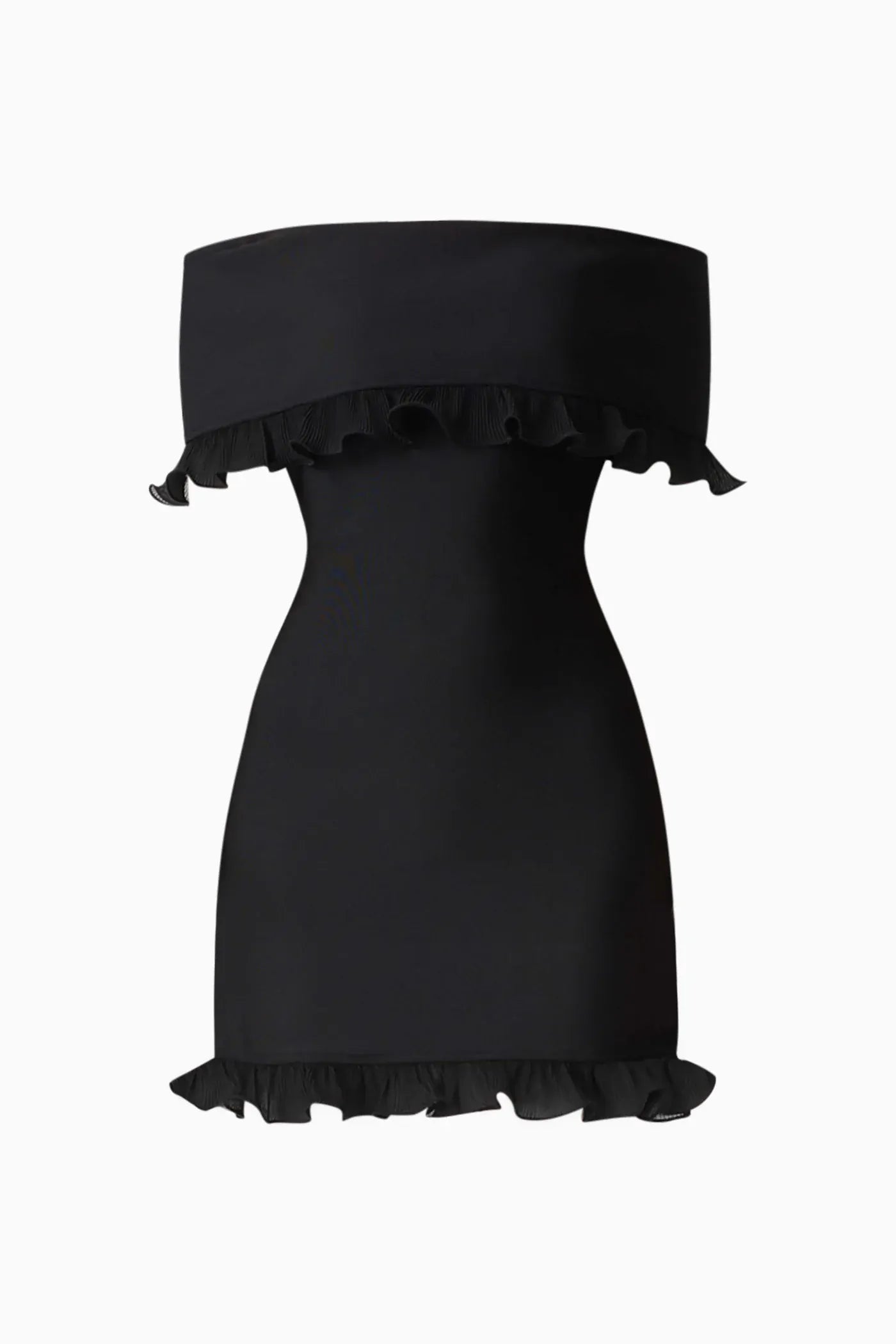 Catiana Mini Dress Black - Pinkhill