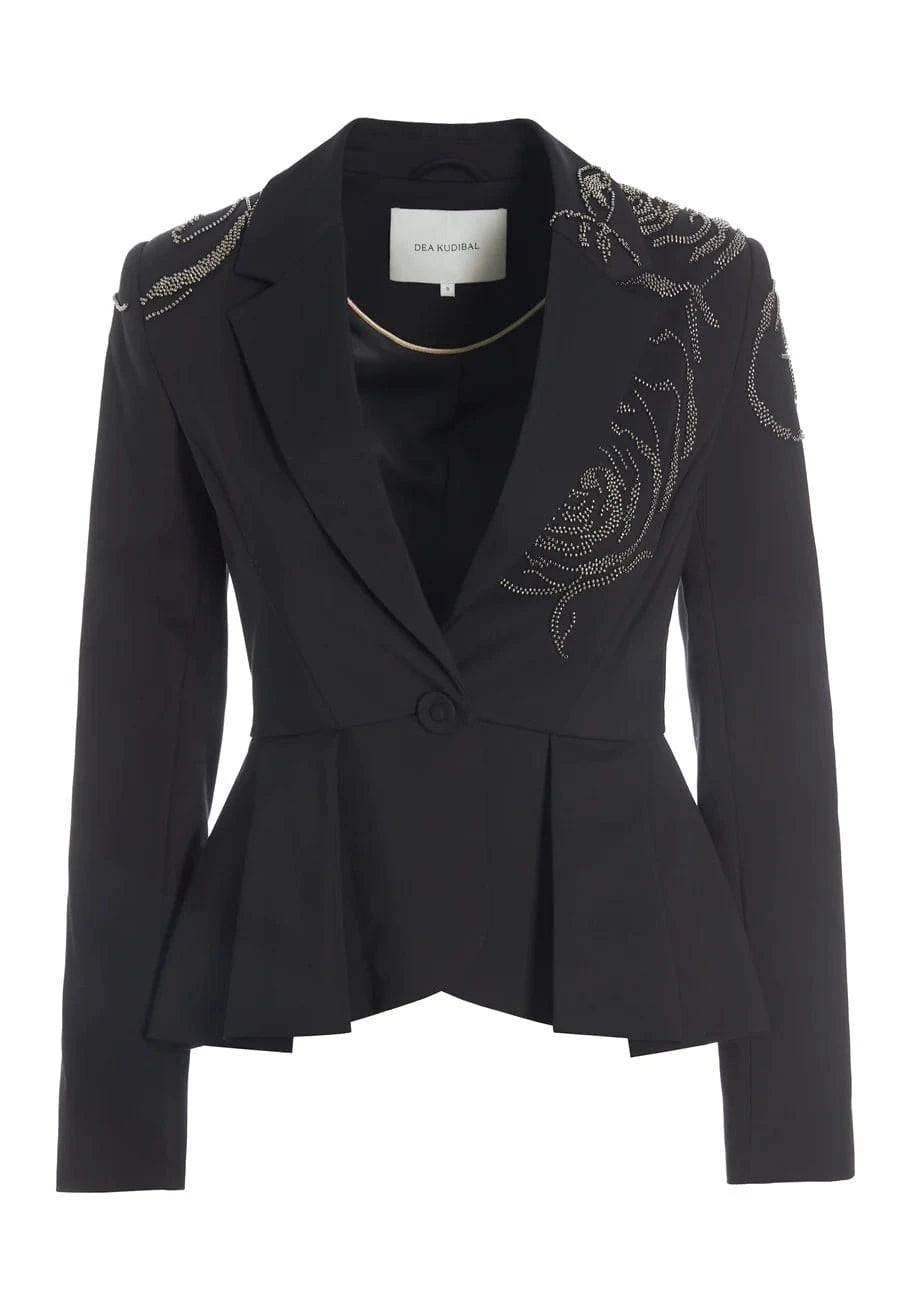 DEA KUDIBAL KENZINI - JACKET - BLACK - Pinkhill - DEA KUDIBAL - 0451023DK, floral - Darwin boutique - Australian fashion design - Darwin Fashion - Australian Fashion Designer - Australian Fashion Designer Brands - Australian Fashion Design Jackets/Capes
