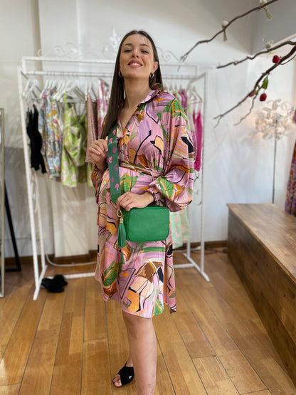 Italian Leather Bag - Green - Pinkhill, Darwin boutique, Australian high end fashion, Darwin Fashion