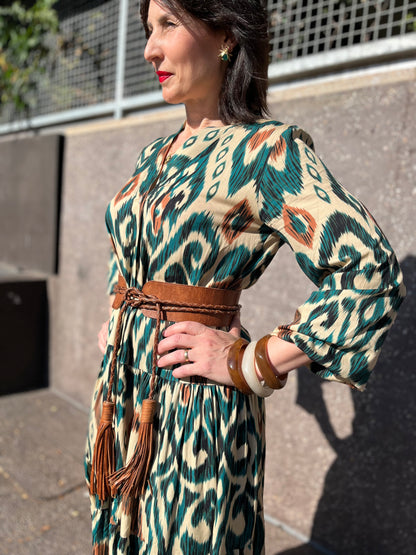 Luciana Dress - Green - Pinkhill, Darwin boutique, Australian high end fashion, Darwin Fashion