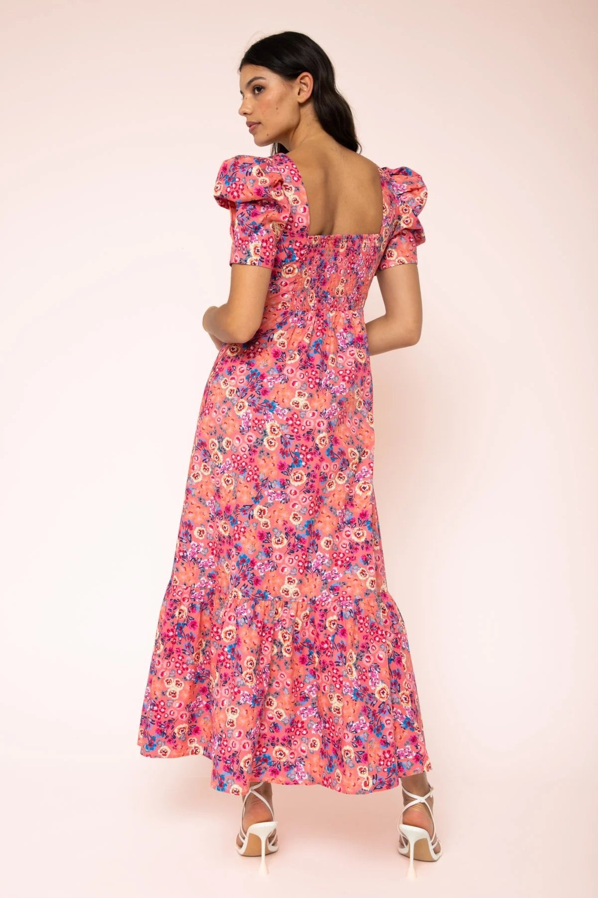 Kachel Renee Puff Sleeve Maxi Dress - Kachel - Pinkhill - darwin fashion - darwin boutique