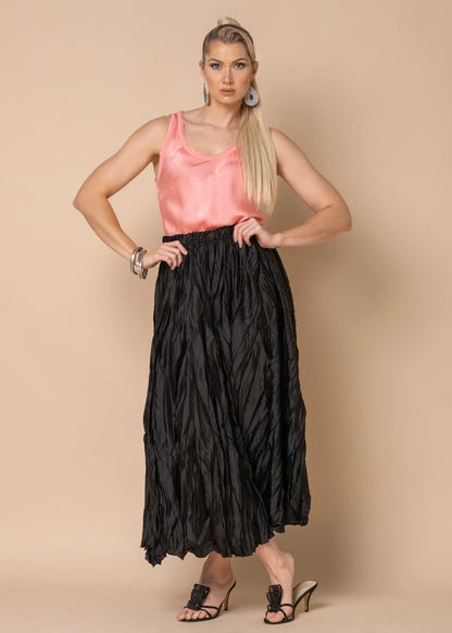 Kahina Skirt in Onyx - Pinkhill, Darwin boutique, Australian high end fashion, Darwin Fashion