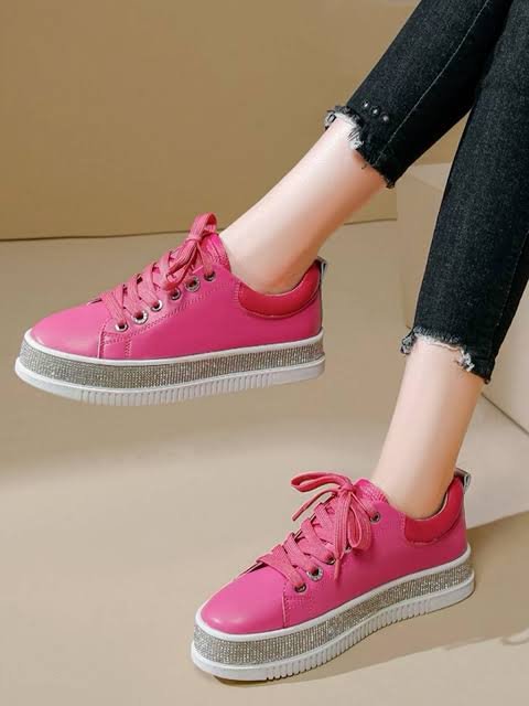 LAV-ISH Sequin Sole Sneaker - Hot Pink on - Lav-Ish - Pinkhill - darwin fashion - darwin boutique