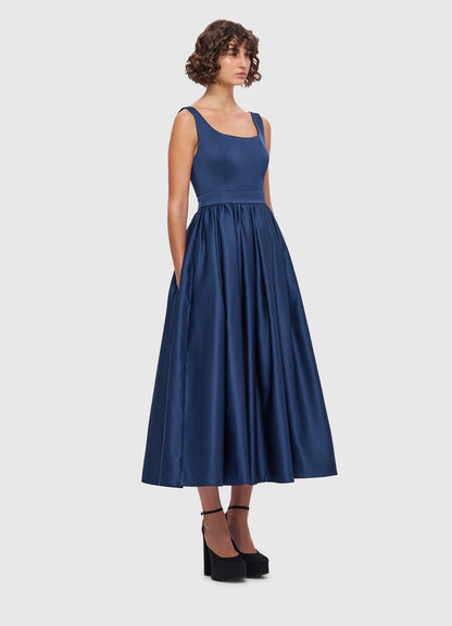 LEO LIN Colleen Midi Dress - Navy - Pinkhill, Darwin boutique, Australian high end fashion, Darwin Fashion
