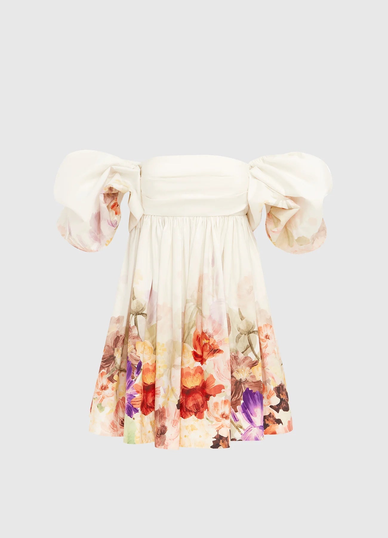 LEO LIN Eloise Puff Sleeve Mini Dress - Cascade Print - Pinkhill, Darwin boutique, Australian high end fashion, Darwin Fashion