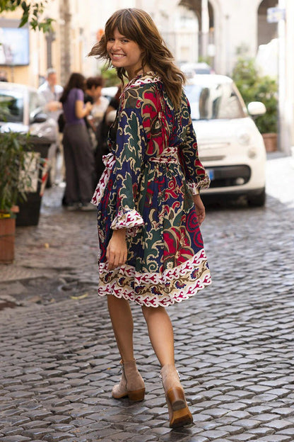 Miss June Paris Thassia Dress - Navy - Pinkhill, Darwin boutique, Australian high end fashion, Darwin Fashion