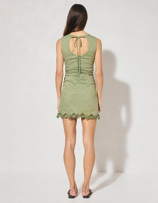 Mon Renn Fran Mini Dress - Fern Green