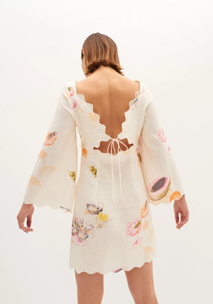 MORRISON - Aperitivo Linen Dress - Pinkhill, Darwin boutique, Australian high end fashion, Darwin Fashion