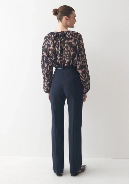 Morrison Vaucluse Trouser - Navy - Pinkhill - Morrison - - Darwin boutique - Australian fashion design - Darwin Fashion - Australian Fashion Designer - Australian Fashion Designer Brands - Australian Fashion Design