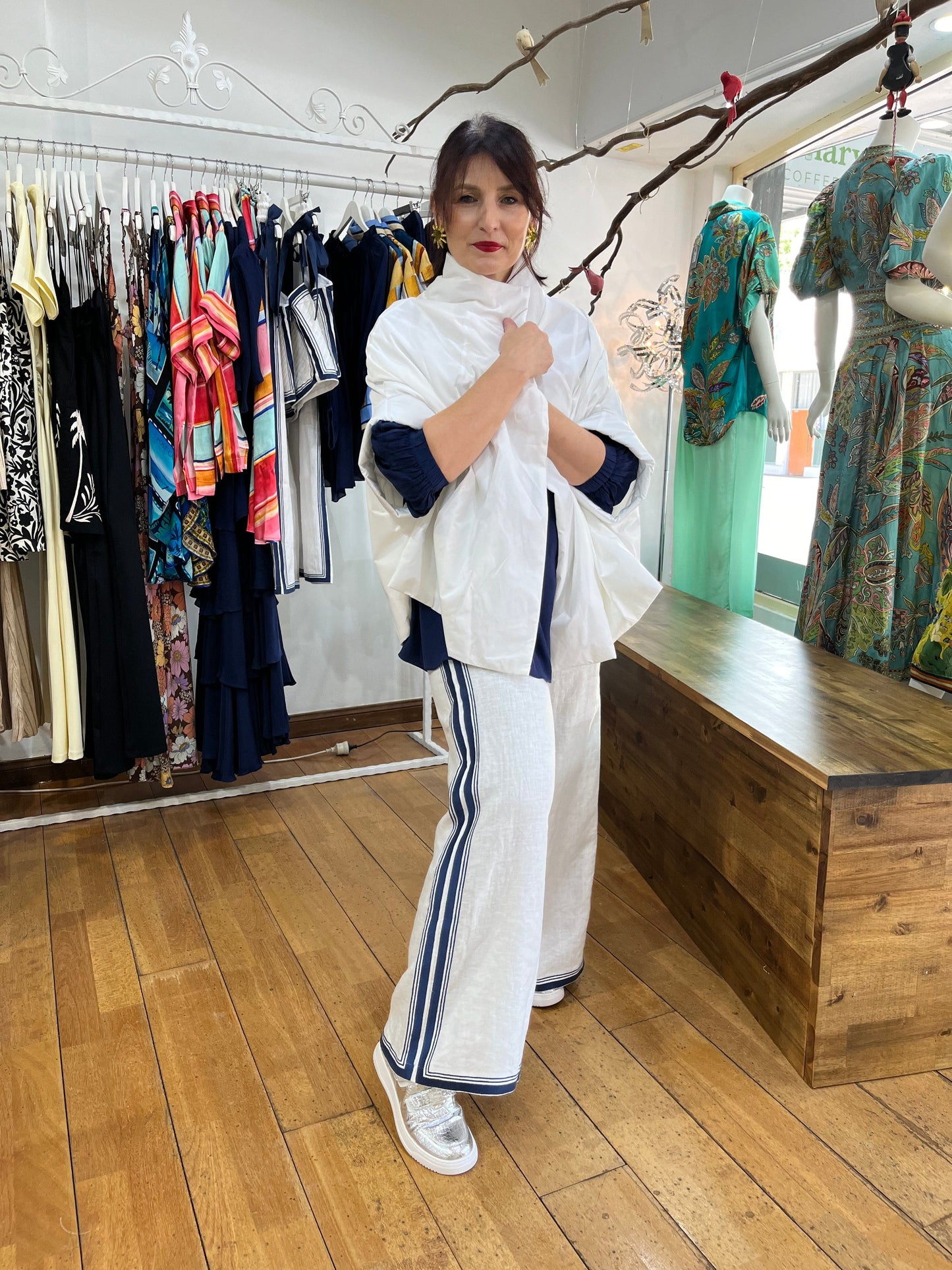 Odet Calypso Linen Pant - Pinkhill - Odet - - Darwin boutique - Australian fashion design - Darwin Fashion - Australian Fashion Designer - Australian Fashion Designer Brands - Australian Fashion Design