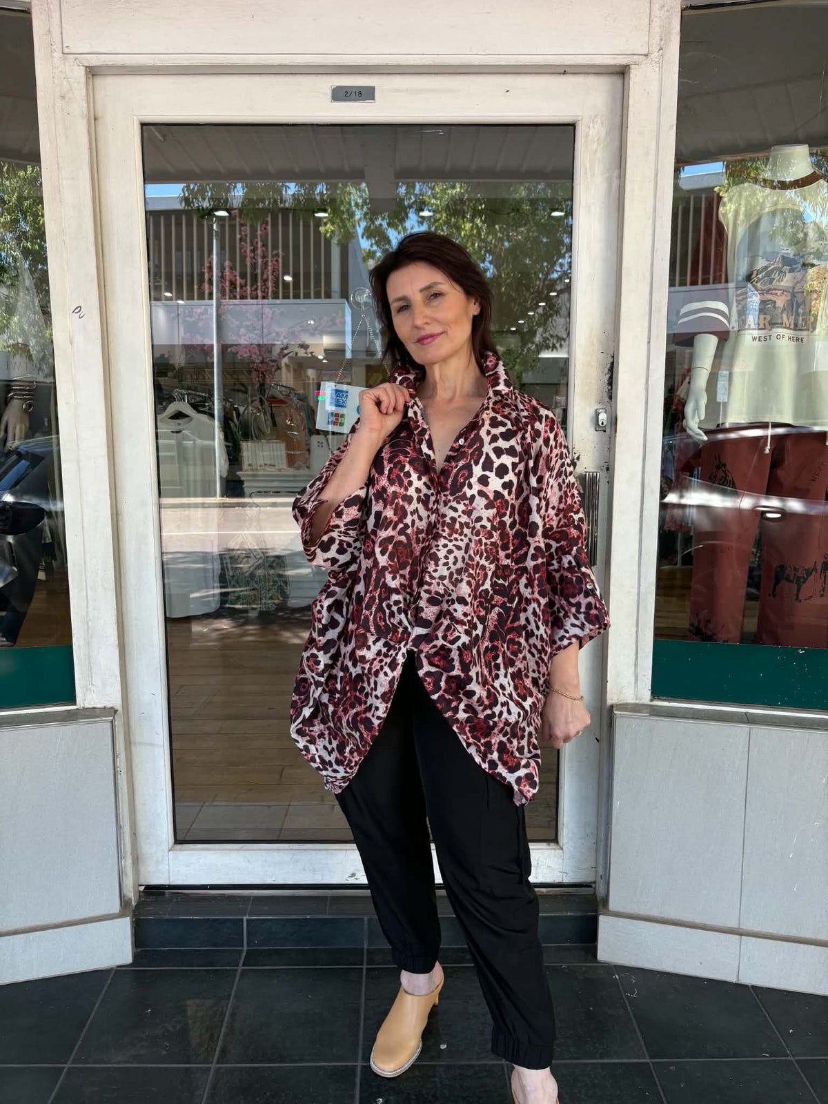 Emilia Top - Leopard Print