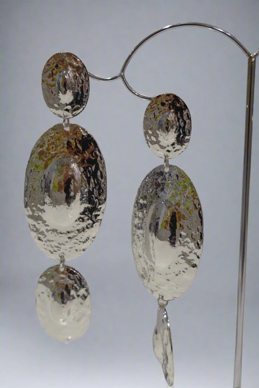 Gold Disc Earrings - Pinkhill - - - Darwin boutique - Australian fashion design - Darwin Fashion - Australian Fashion Designer - Australian Fashion Designer Brands - Australian Fashion Design