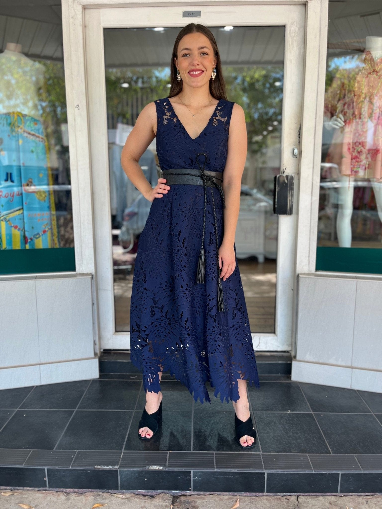 Sachin & Babi Miuccia Dress - Navy
