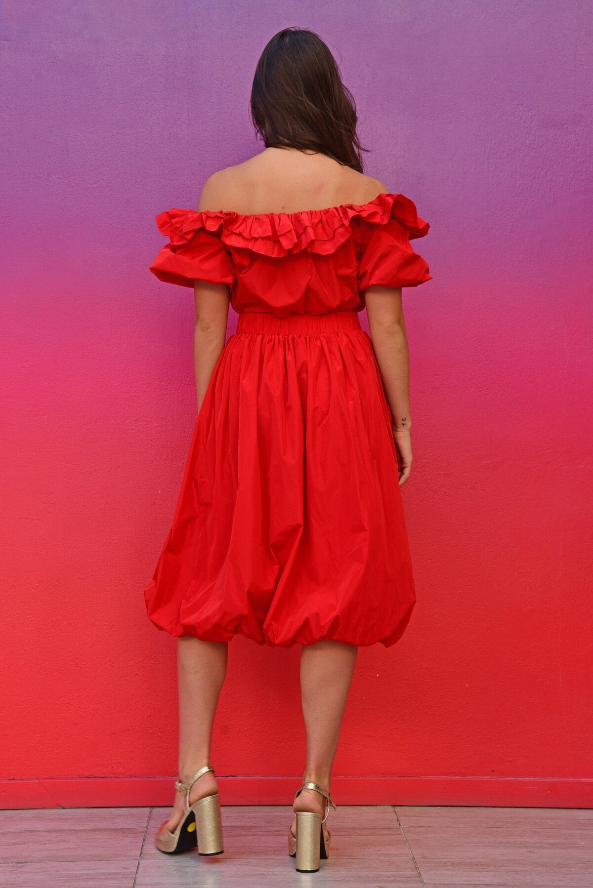 Trelise Cooper HOT PUFF Skirt - Red - Pinkhill, Darwin boutique, Australian high end fashion, Darwin Fashion