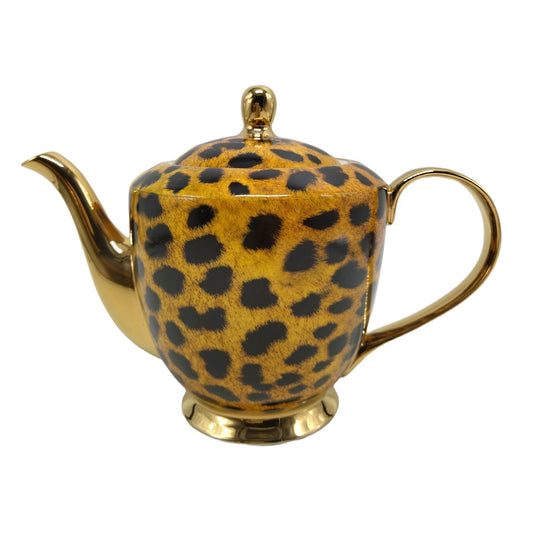 XL Leopard Print Teapot - Pinkhill, Darwin boutique, high end fashion, Darwin Fashion