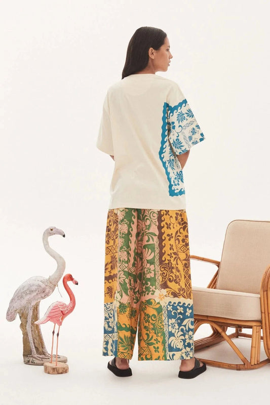 ALEMAIS TROPIC TEE - Pinkhill - ALEMAIS - ALEMAIS, alemais sale, Top, Tops - Darwin boutique - Australian fashion design - Darwin Fashion - Australian Fashion Designer - Australian Fashion Designer Brands - Australian Fashion Design Tops