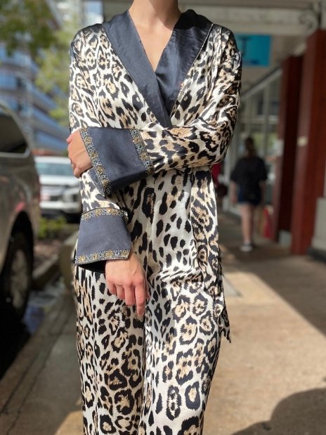 CAMILLA Pajama Jumpsuit Cool For Cats - Pinkhill, Darwin boutique, Australian high end fashion, Darwin Fashion