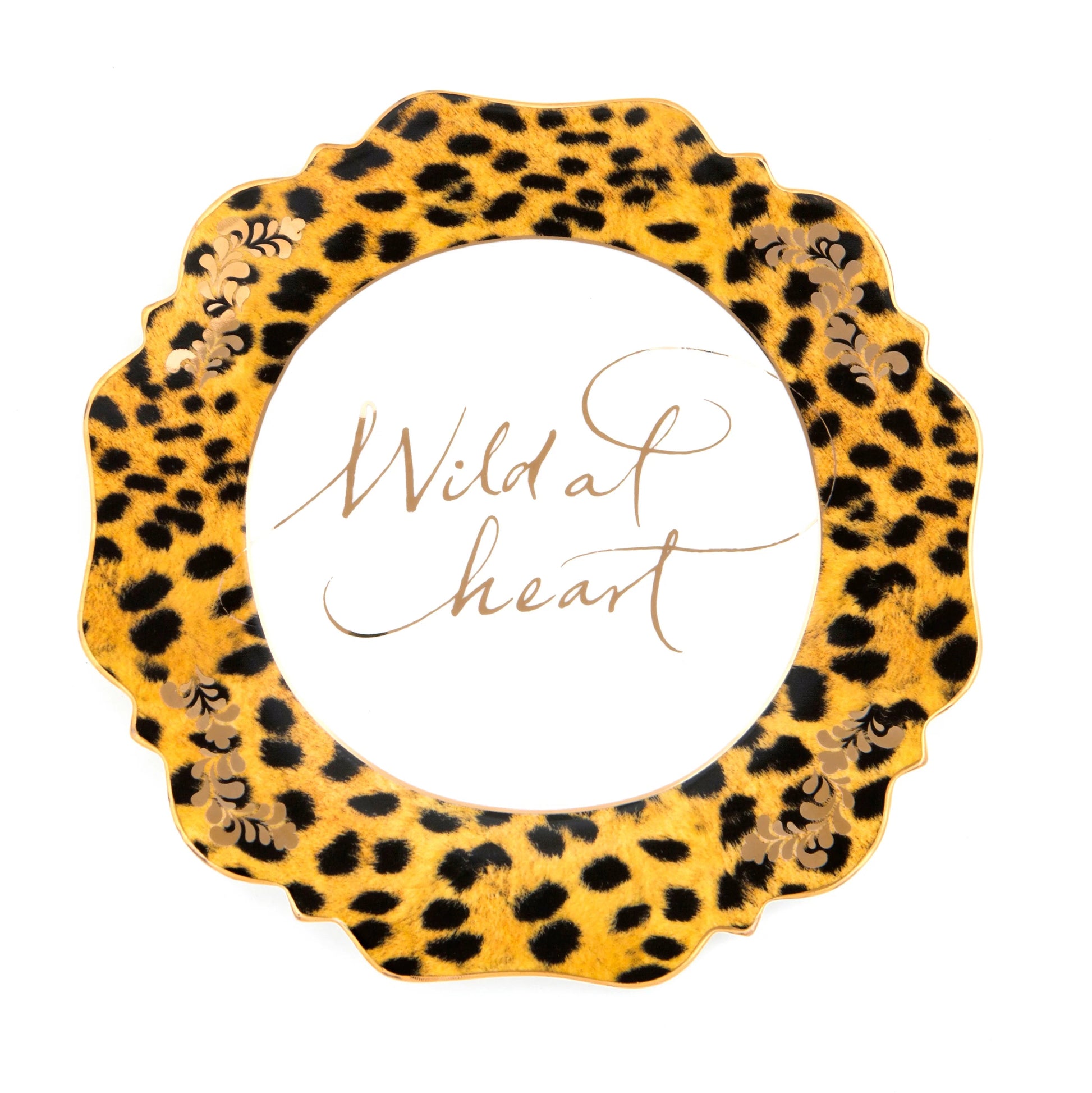 Leopard Print ‘Wild at Heart’ Side Plate - Pinkhill, Darwin boutique, Australian high end fashion, Darwin Fashion