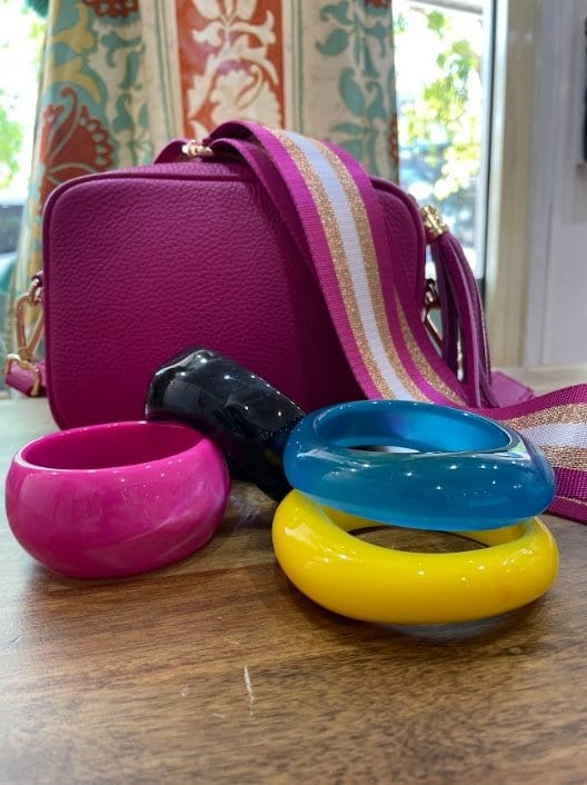 Acrylic Bangle - Brown - Pinkhill - Pinkhill - - Darwin boutique - Australian fashion design - Darwin Fashion - Australian Fashion Designer - Australian Fashion Designer Brands - Australian Fashion Design Bangle