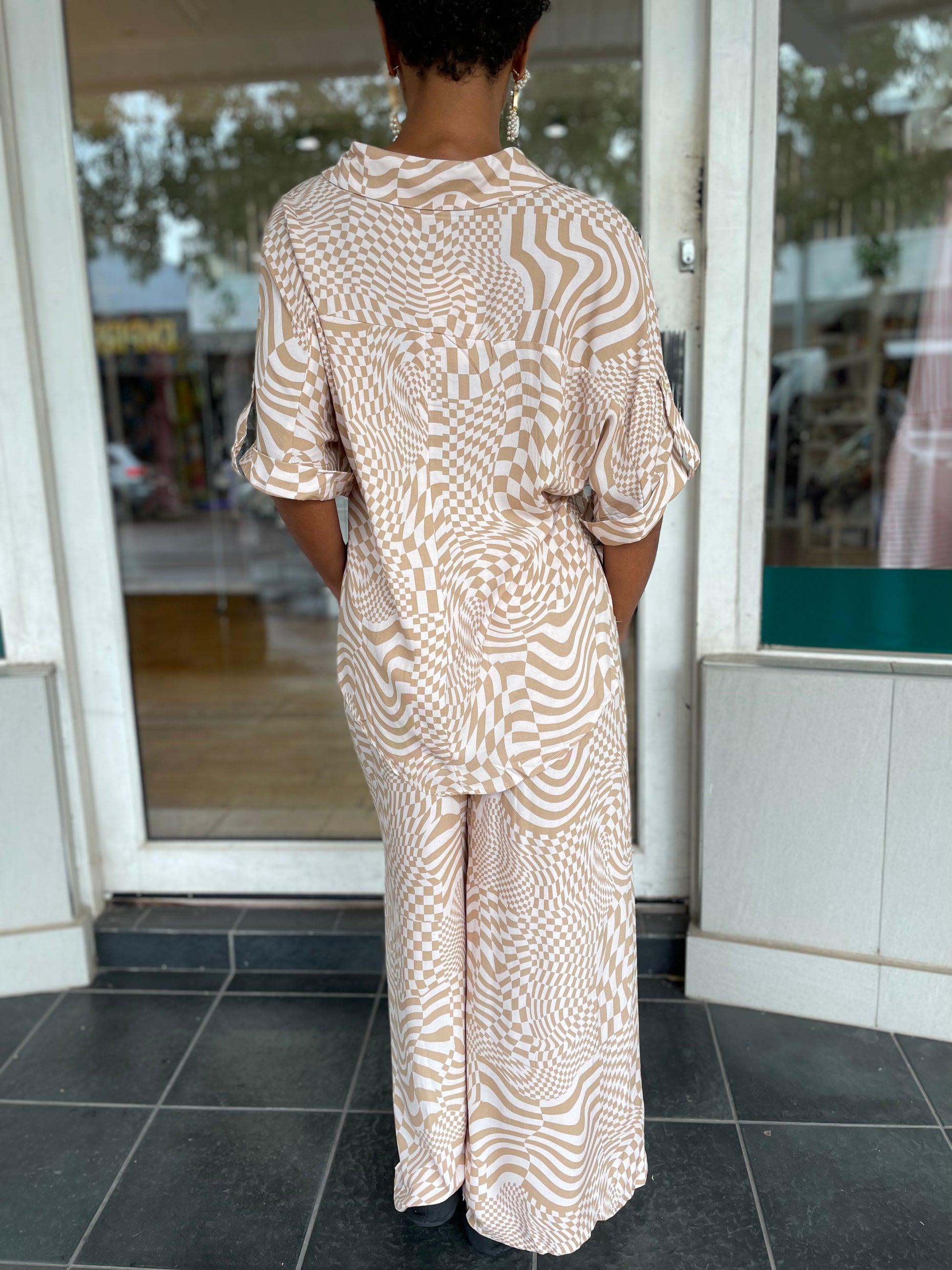 Caramel Swirl Pant - Pinkhill, Darwin boutique, Australian high end fashion, Darwin Fashion