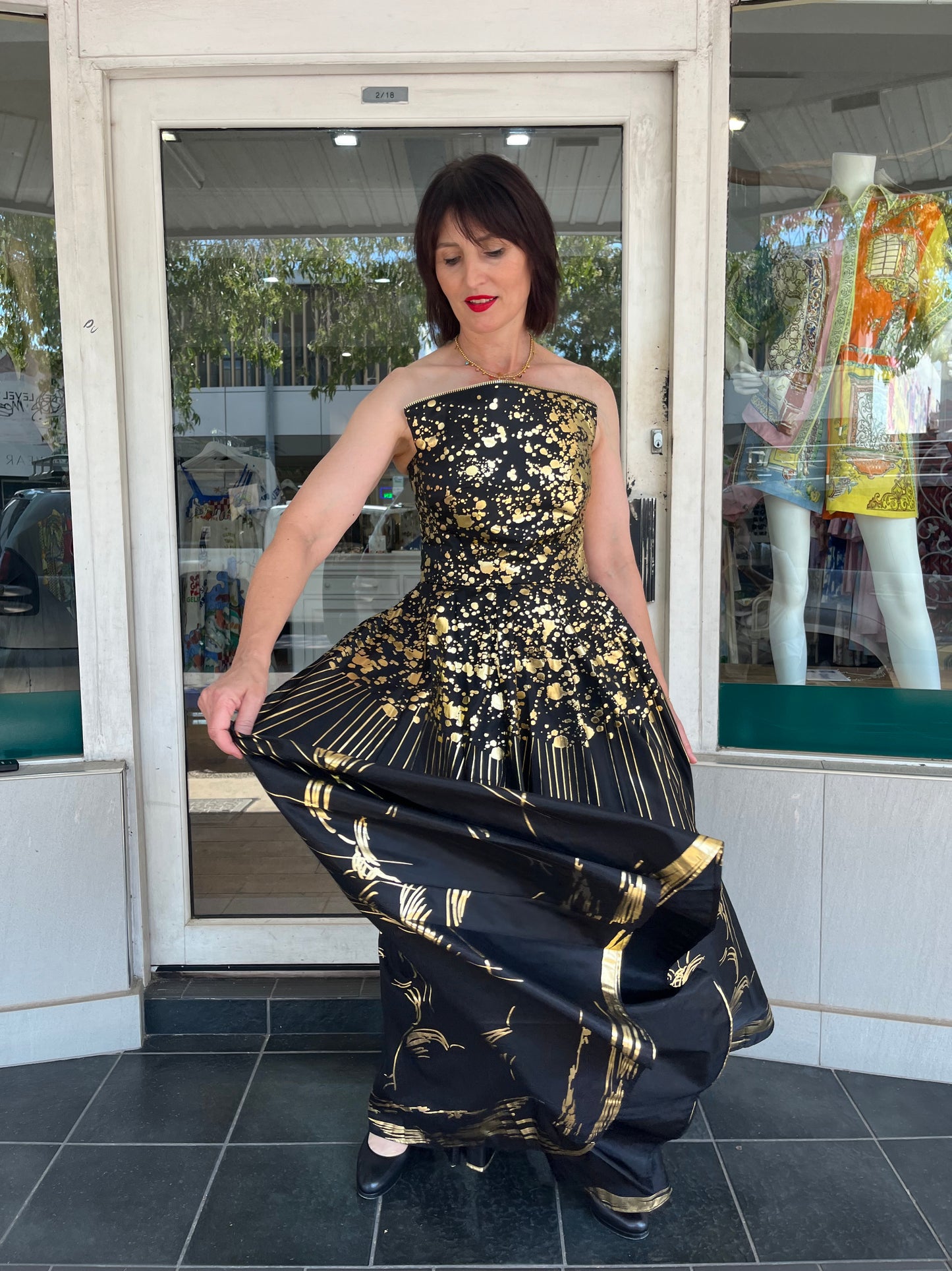 Leo Lin Angelica Bustier Maxi Dress - Pinkhill -  -  - Darwin boutique - Australian fashion design - Darwin Fashion - Australian Fashion Designer - Australian Fashion Designer Brands - Australian Fashion Design 