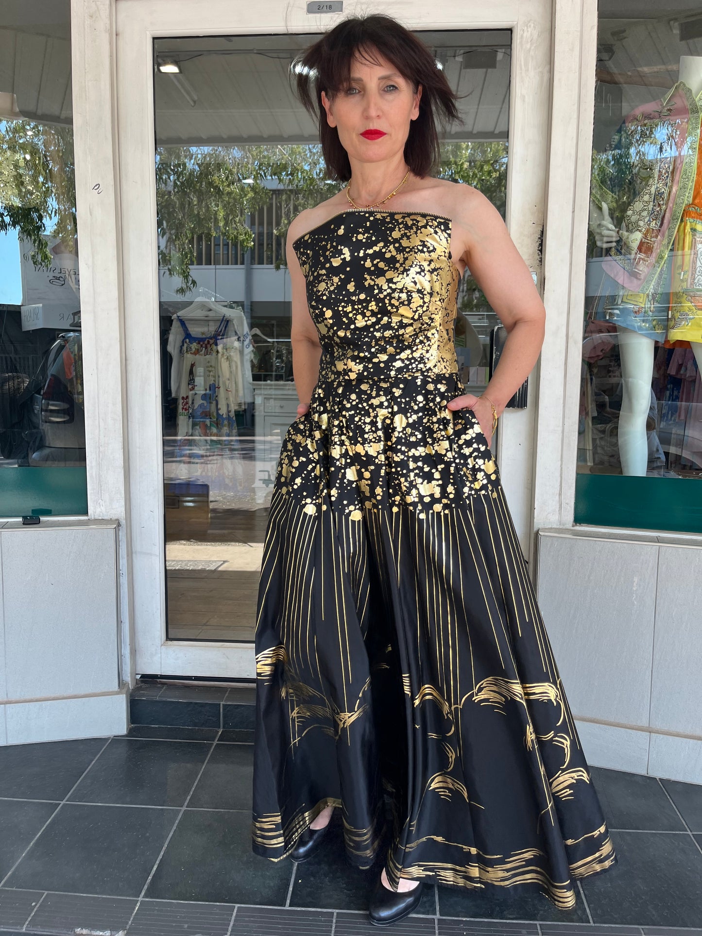 Leo Lin Angelica Bustier Maxi Dress - Pinkhill -  -  - Darwin boutique - Australian fashion design - Darwin Fashion - Australian Fashion Designer - Australian Fashion Designer Brands - Australian Fashion Design 