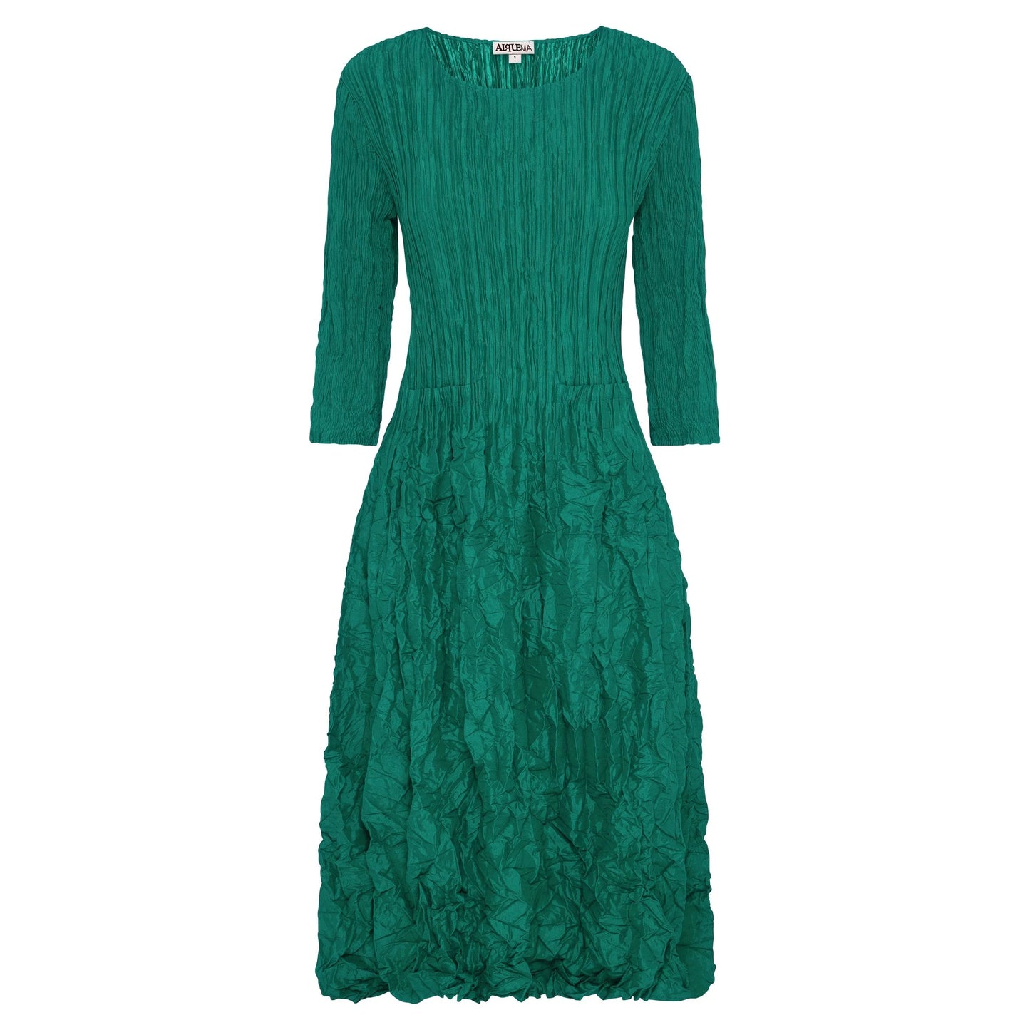 ALQUEMA - 3/4 Sleeve Smash Pocket Dress - Plain Colours - Ocean - Pinkhill, Darwin boutique, Australian high end fashion, Darwin Fashion