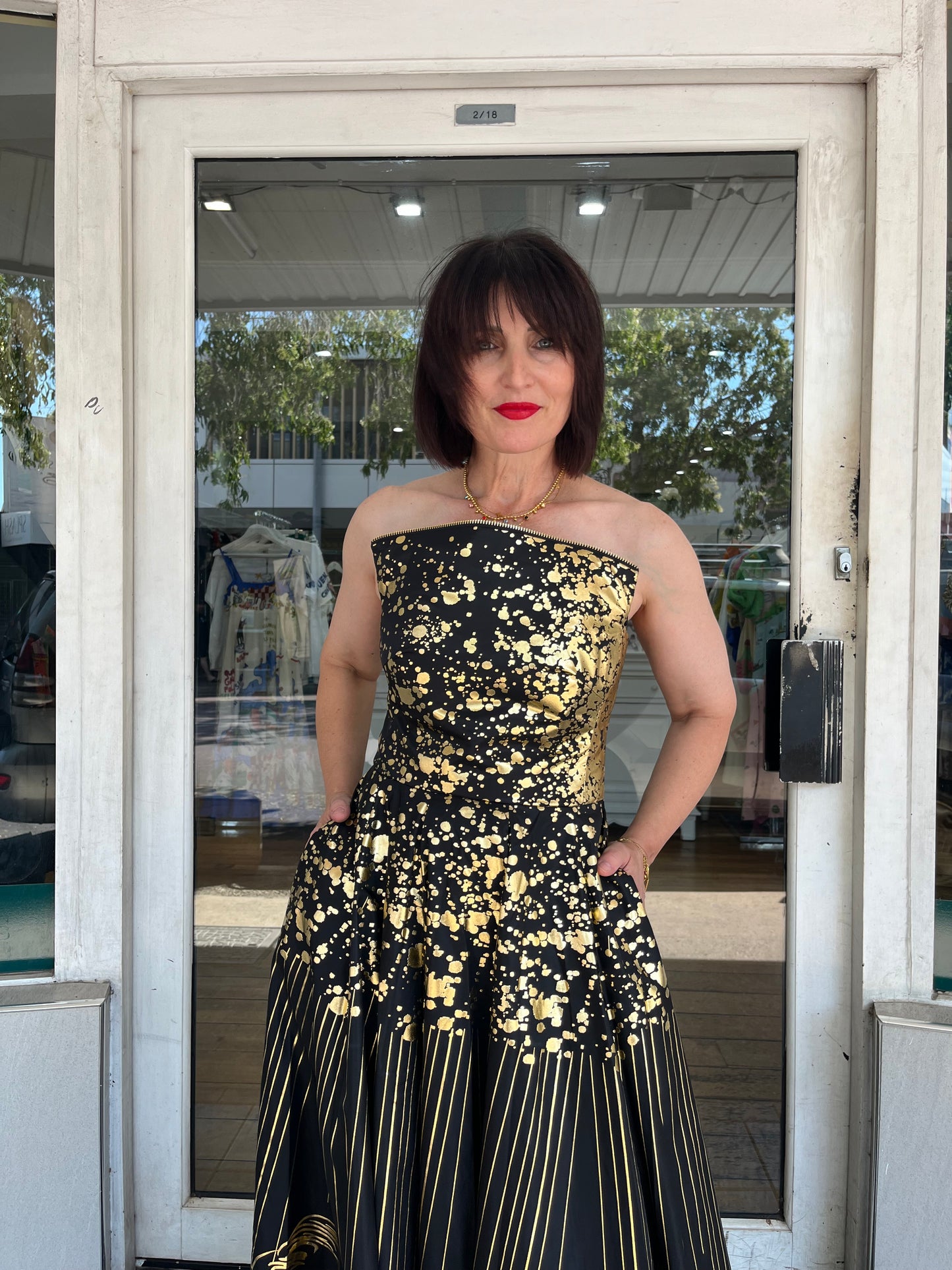 Leo Lin Angelica Bustier Maxi Dress - Pinkhill -  -  - Darwin boutique - Australian fashion design - Darwin Fashion - Australian Fashion Designer - Australian Fashion Designer Brands - Australian Fashion Design 