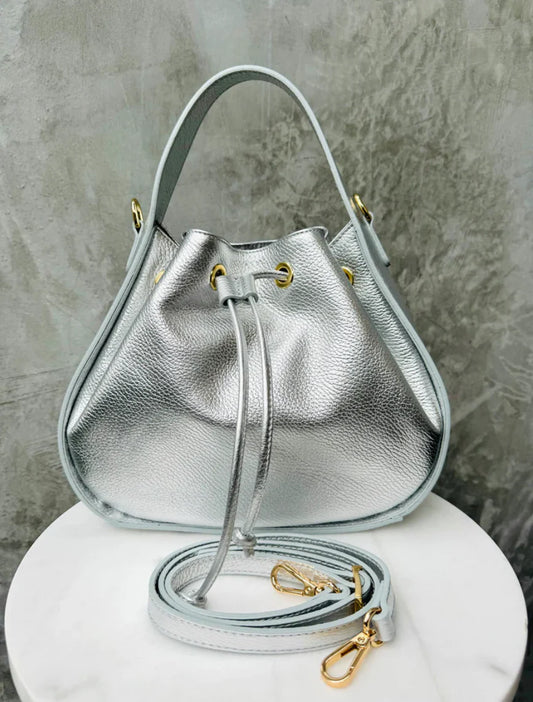 By Studio Zee Nikki Bag - Silver - Pinkhill -  - [] - Darwin boutique - Australian fashion design - Darwin Fashion - Australian Fashion Designer - Australian Fashion Designer Brands - Australian Fashion Design 