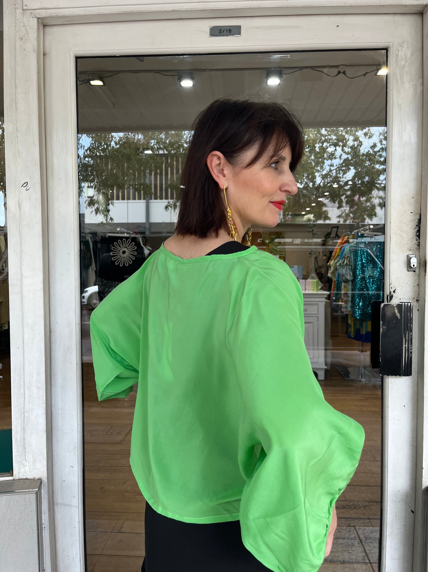 Oktavija Shrug - Pinkhill -  -  - Darwin boutique - Australian fashion design - Darwin Fashion - Australian Fashion Designer - Australian Fashion Designer Brands - Australian Fashion Design 