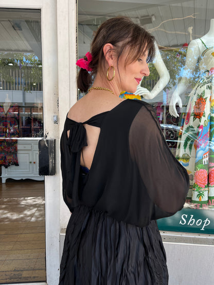 CELIA BOW TOP - Pinkhill - Pinkhill -  - Darwin boutique - Australian fashion design - Darwin Fashion - Australian Fashion Designer - Australian Fashion Designer Brands - Australian Fashion Design Tops