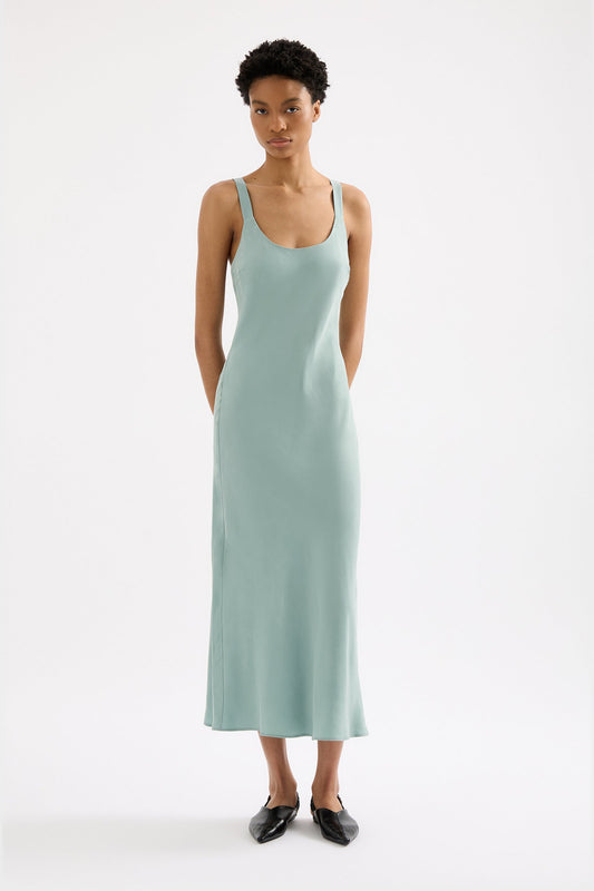 Nude Lucy Ren Cupro Slip Dress - Capri - Pinkhill -  -  - Darwin boutique - Australian fashion design - Darwin Fashion - Australian Fashion Designer - Australian Fashion Designer Brands - Australian Fashion Design 