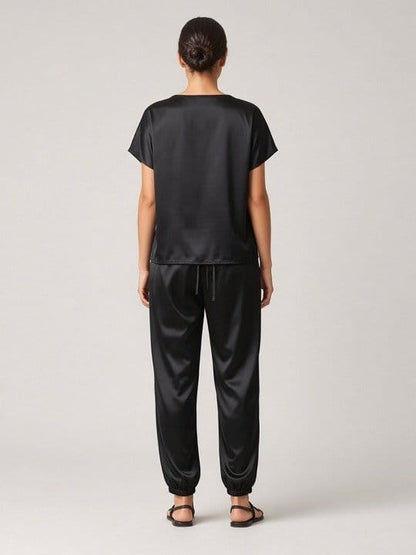 Gaia Top - Black - back view