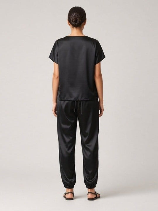 Gaia Top - Black - back view