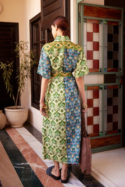 Alemais Ali Spliced Shirtdress