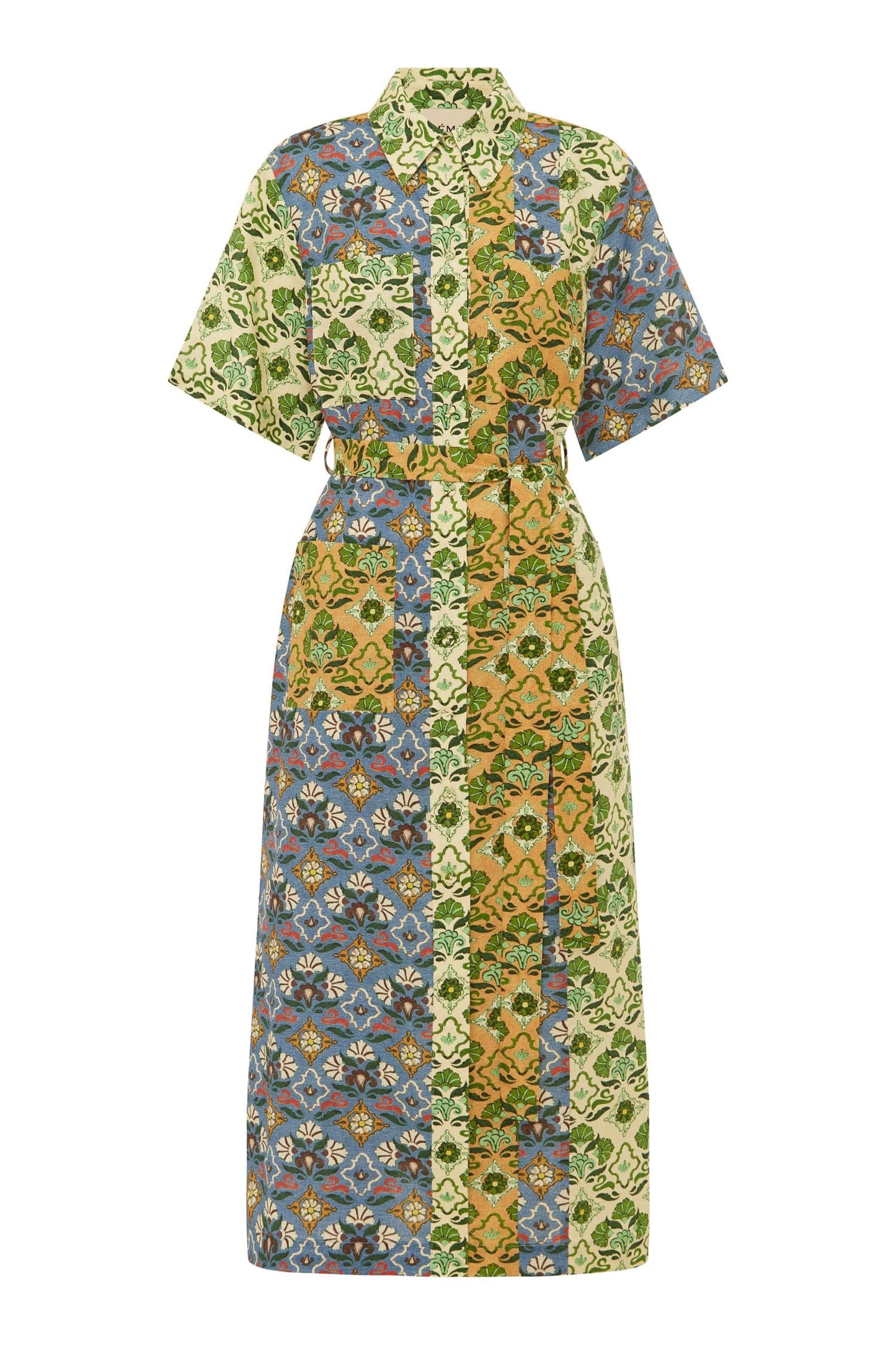 Alemais Ali Spliced Shirtdress