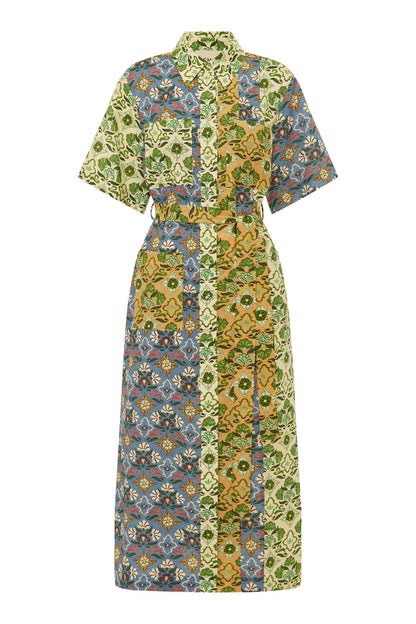 Alemais Ali Spliced Shirtdress