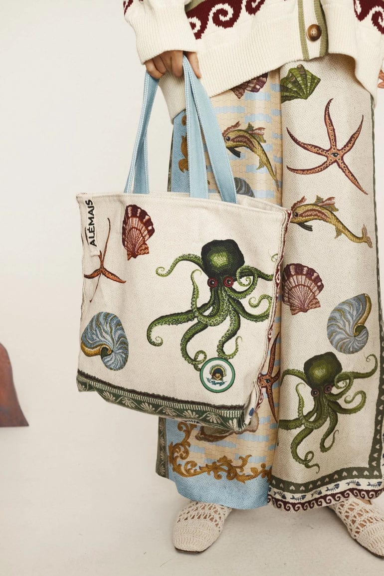 ALEMAIS BATH HOUSE SHOPPER TOTE - Pinkhill -  - [] - Darwin boutique - Australian fashion design - Darwin Fashion - Australian Fashion Designer - Australian Fashion Designer Brands - Australian Fashion Design 