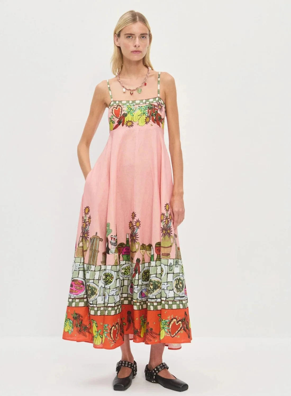 PRE-ORDER ALEMAIS CONTESSA SUNDRESS - MULTI - Pinkhill -  - [] - Darwin boutique - Australian fashion design - Darwin Fashion - Australian Fashion Designer - Australian Fashion Designer Brands - Australian Fashion Design 