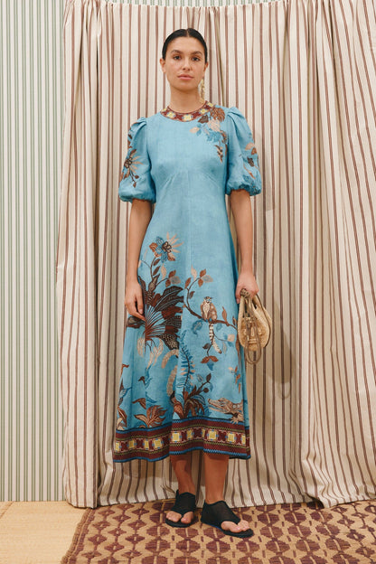 ALEMAIS GEORGIE MIDI DRESS - Pinkhill -  - [] - Darwin boutique - Australian fashion design - Darwin Fashion - Australian Fashion Designer - Australian Fashion Designer Brands - Australian Fashion Design 