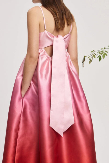 ALEMAIS INEZ OMBRE MIDI DRESS - Pinkhill -  - [] - Darwin boutique - Australian fashion design - Darwin Fashion - Australian Fashion Designer - Australian Fashion Designer Brands - Australian Fashion Design 